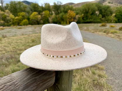 Moonstone + Labradorite Hat Band