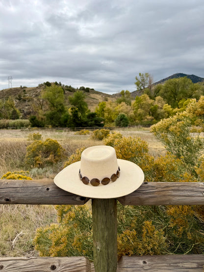 Bronzite + Pearl Hat Band
