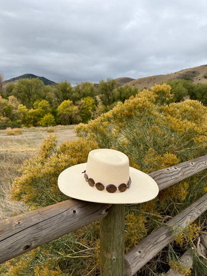 Bronzite + Pearl Hat Band