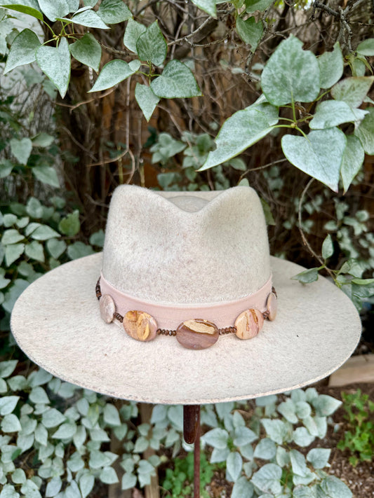 Jasper + Rutilated Quartz Hat Band