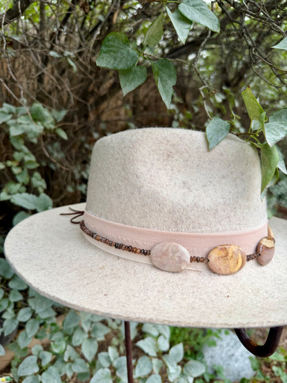 Jasper + Rutilated Quartz Hat Band